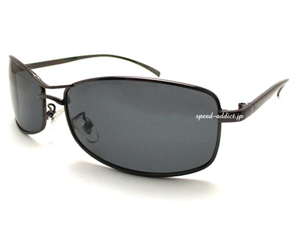 POLARIZED METAL NARROW SUNGLASSи᥿ʥ󥰥饹GUNMETAL  иSMOKE