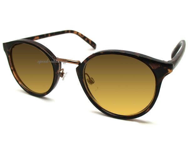 GOLD BRIDGE BOSTON SUNGLASS�ʥ�����ɥ֥�å��ܥ��ȥ󥵥󥰥饹�ˤ٤ù� �� BROWN HALF