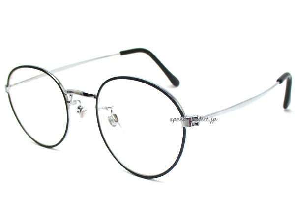 ROUND BOSTON SUNGLASS for JAPANESE�ʥ饦��ɥܥ��ȥ󥵥󥰥饹for����ѥˡ�����SILVER/BLACK �� CLEAR