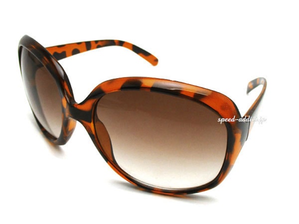 BIG BUTTERFLY SUNGLASS�ʥӥå��Х��ե饤���󥰥饹�ˤ٤ù� �� BROWN HALF