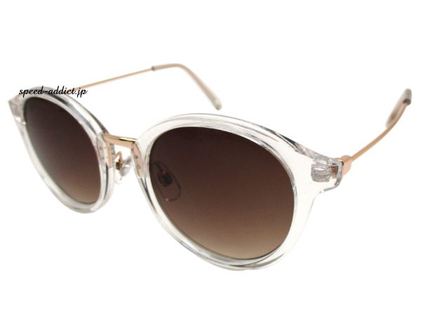 METAL COMBI BOSTON SUNGLASSʥ᥿륳ӥܥȥ󥵥󥰥饹CLEAR  BROWN HALF