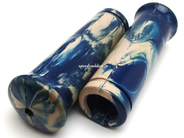 Nice!Motorcycle JACK HAMMER MARBLE GRIPʥʥ⡼른åϥޡޡ֥륰åסBLUE & WHITEʥ쥿ס˥ߥС