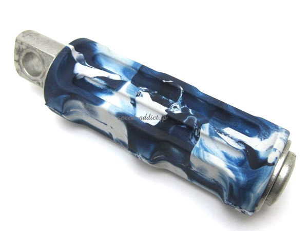 Nice!Motorcycle RUBBER KICK PEDAL�ʥʥ����⡼�������������С����å��ڥ����NAVY & WHITE