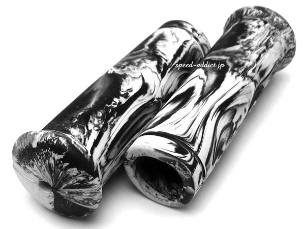 Nice!Motorcycle JACK HAMMER MARBLE GRIP�ʥʥ����⡼�����������른��å��ϥޡ��ޡ��֥륰��åס�WHITE & BLACK�ʹ����ʤ�˥ߥ�С���