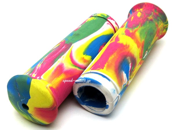Nice!Motorcycle JACK HAMMER MARBLE GRIP�ʥʥ����⡼�����������른��å��ϥޡ��ޡ��֥륰��åס�RAINBOW �ߥ�С���