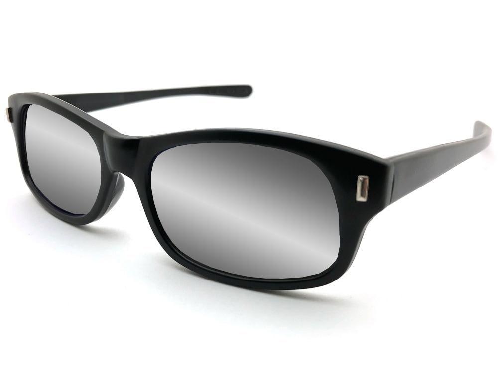 STRAIGHT TEMPLE BIKER SHADE�ʥ��ȥ졼�ȥƥ�ץ�Х������������ɡ˱�ä�BLACK �� SILVER MIRROR