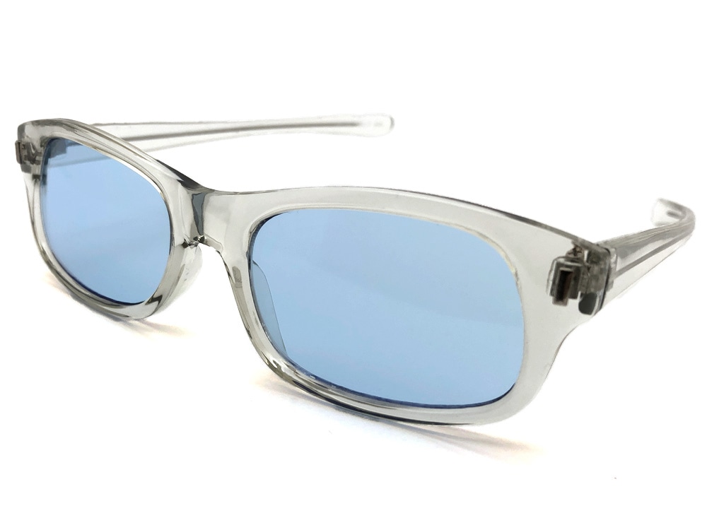 STRAIGHT TEMPLE BIKER SHADE�ʥ��ȥ졼�ȥƥ�ץ�Х������������ɡ�CLEAR �� LIGHT BLUE