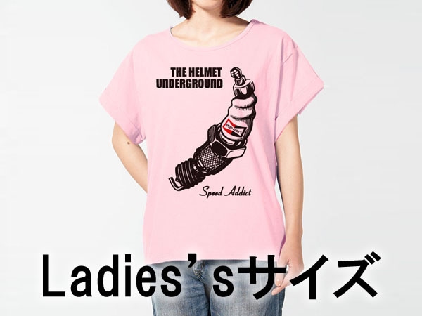 Ladies's������ THE HELMET UNDERGROUND T-shirt�ʥ�ǥ������������إ��åȥ���������饦���T����ġ�BABY PINK