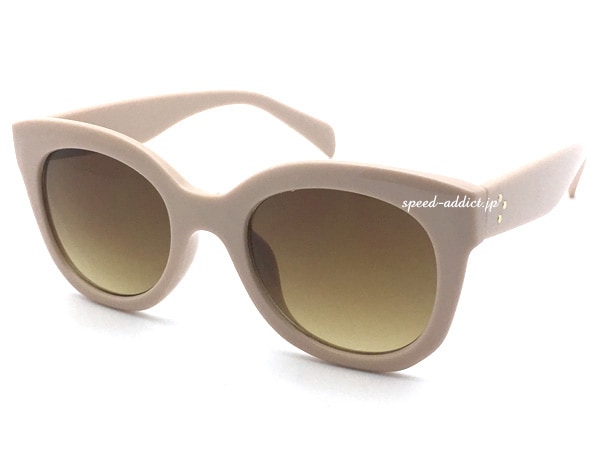FOX SUNGLASS�ʥե��å������󥰥饹��PINK BEIGE �� BROWN HALF