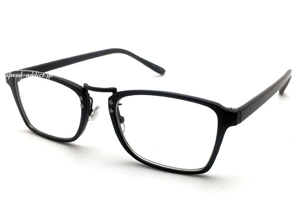 SQUARE BRIDGE SUNGLASS�ʥ��������֥�å����󥰥饹��BLACK �� CLEAR