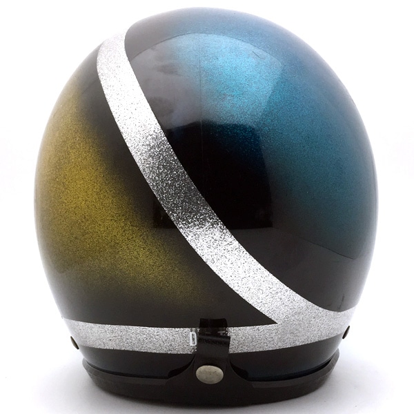 BUCO FASHION ASYMMETRY METALFLAKE BLUE GREEN��YELLOW 59cm