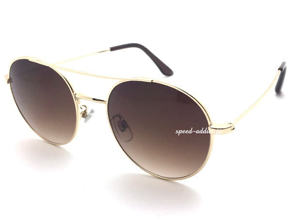 W BRIDGE ݴ for JAPANESEʥ֥֥å饦ɥ󥰥饹forѥˡGOLD  BROWN HALF