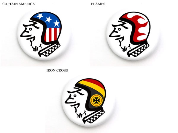 SPEED ADDICT �̥Хå����å� CAPTAIN AMERICA �� FLAMES �� IRON CROSS