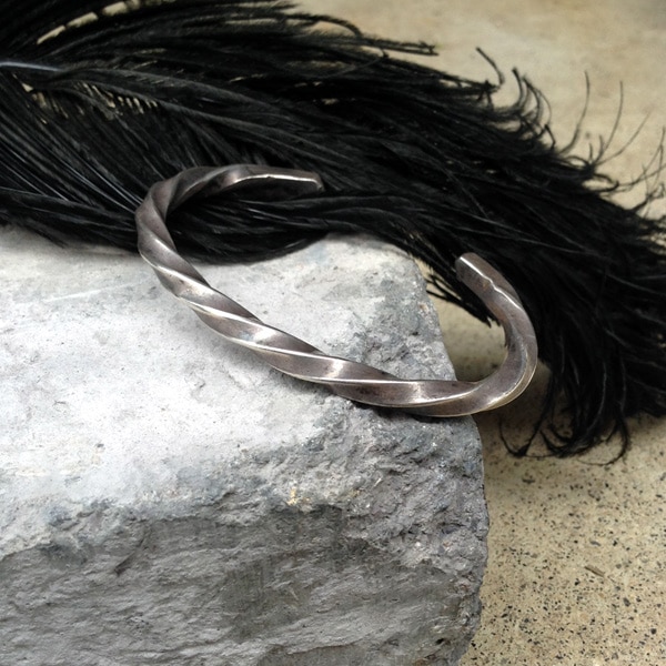 Twisted Wire Silver Bracelet�ʥĥ����ƥåɥ磻�䡼 ����С��Х󥰥��