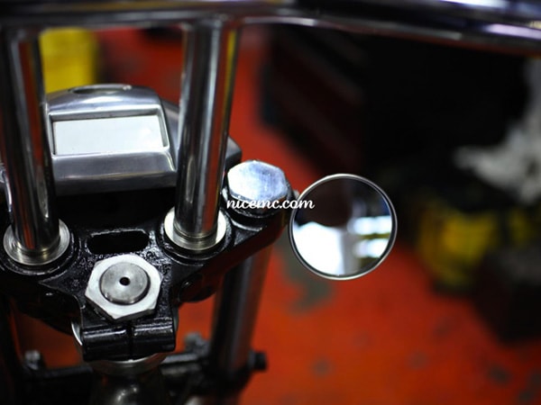 ナイスモーターサイクル 2inchミラー　ポリッシュ ナイスモーターサイクル 2inchミラー ポリッシュ セット商品】Nice