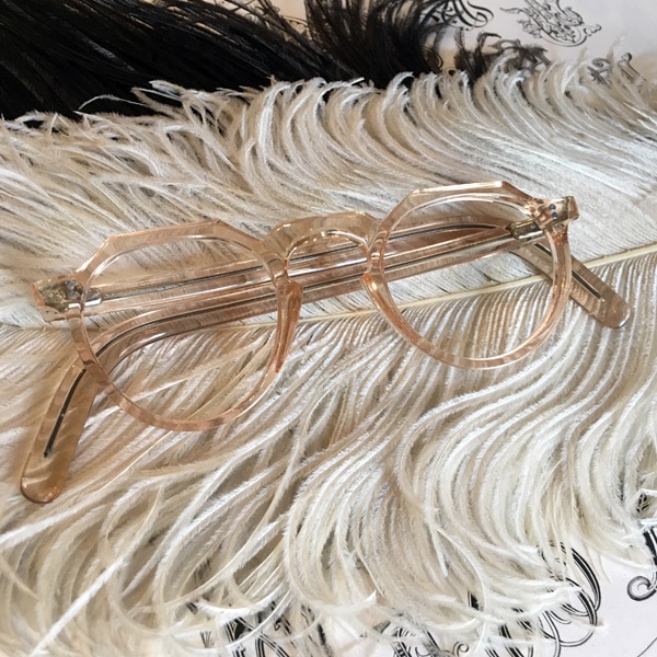 50's FRANCE CROWN PANTO GLASS��50s�ե�󥹥��饦��ѥ�ȥ��饹��