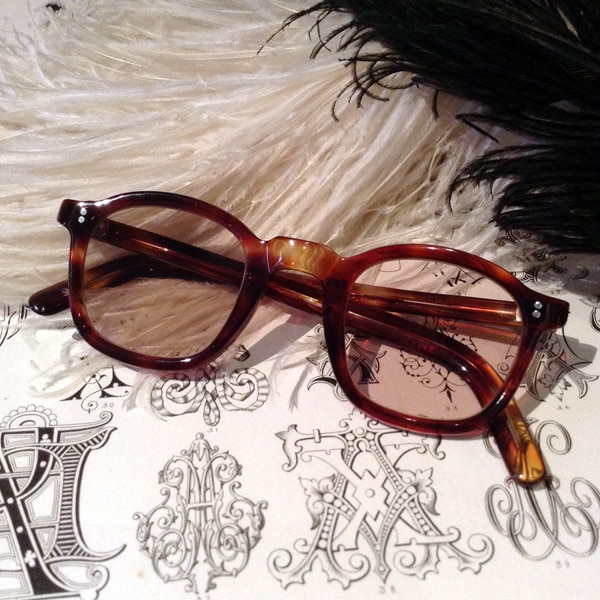  50's FRANCE Parisian Frame�ʥѥꥸ��� �ᥬ�ͥե졼���Tortoise