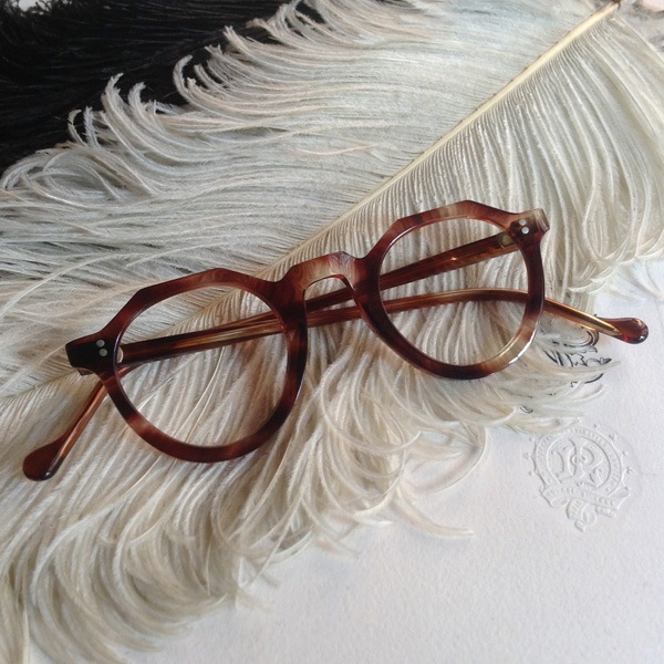 50's FRANCE CROWN PANTO GLASS��50s�ե�󥹥��饦��ѥ�ȥ��饹��