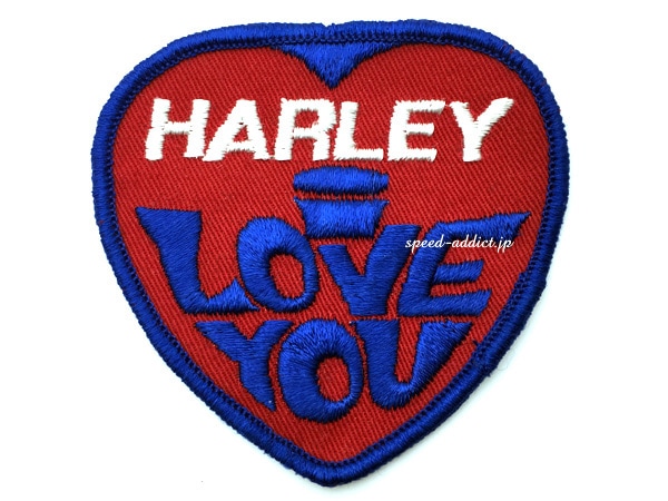 70's VINTAGE HARLEY I LOVE YOU WAPPEN70sӥơϡ졼I LOVE YOUåڥ
