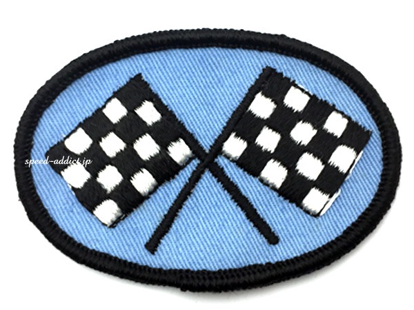 60's VINTAGE CHECKER FLAGS WAPPEN（60sビンテージチェッカーフラッグ