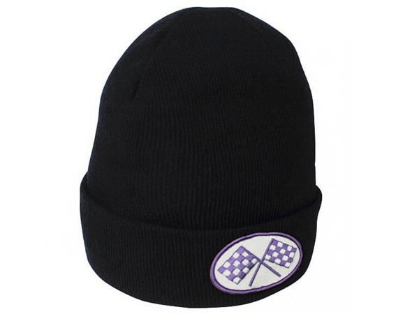 KNIT CAP�ʥ˥åȥ���åס�CHECKER FLAGS PURPLE