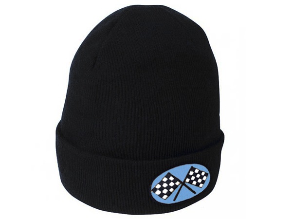 KNIT CAP�ʥ˥åȥ���åס�CHECKER FLAGS BLUE