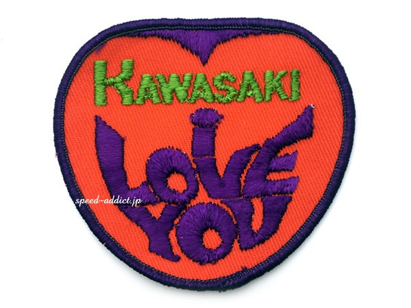70's VINTAGE KAWASAKI I LOVE YOU WAPPEN（70sビンテージカワサキI