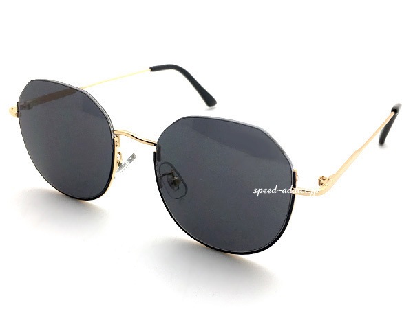 UNDER RIM SUNGLASS�ʥ��������ॵ�󥰥饹��GOLD/BLACK �� SMOKE