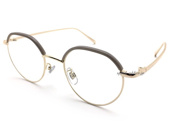 METAL COMBI SIRMONT BROW BOSTON SUNGLASS�ʥ᥿�륳��ӥ������ȥ֥����ܥ��ȥ󥵥󥰥饹��GOLD/GRAY �� CLEAR