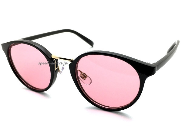 GOLD BRIDGE BOSTON SUNGLASS�ʥ�����ɥ֥�å��ܥ��ȥ󥵥󥰥饹��BLACK �� PINK