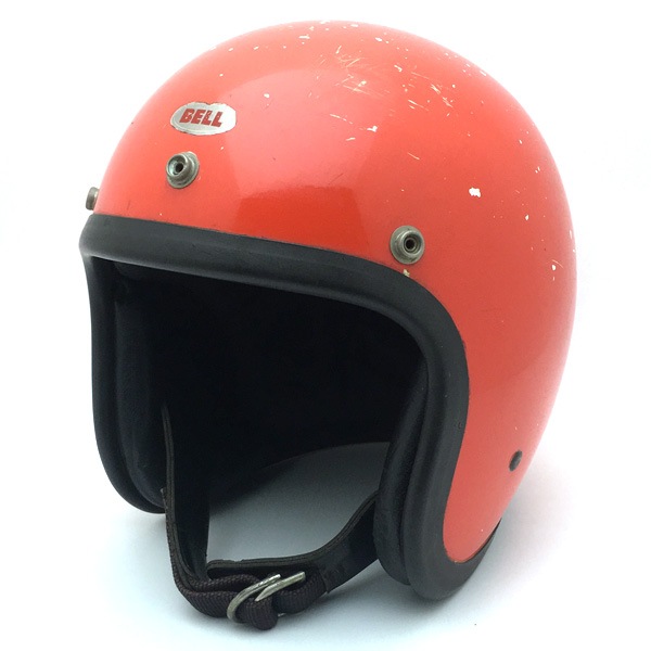 BELL 500tx J Lサイズ　少し目深か加工　収納袋付き 60's 銀ベル BELL 500-TX ORANGE 56cm | SPEED ADDICT