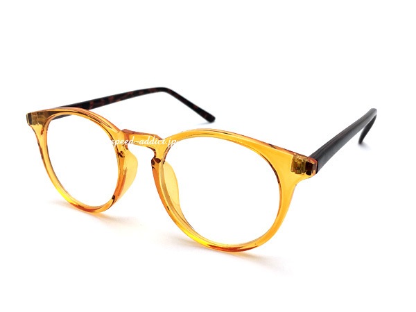 FLAT LENS BOSTON SUNGLASS�ʥե�åȥ�󥺥ܥ��ȥ󥵥󥰥饹��CLEAR BROWN �� CLEAR