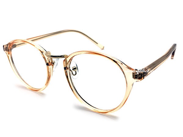 50's STYLE CLASSIC CLEAR BOSTON SUNGLASS��50s���饷�å����ꥢ�ܥ��ȥ󥵥󥰥饹��CLEAR GOLD/GOLD �� CLEAR