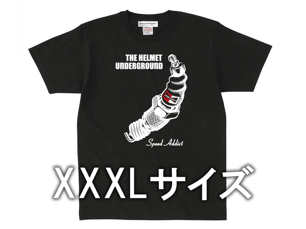 XXXL������ THE HELMET UNDERGROUND T-shirt��3XL SIZE �إ��åȥ���������饦���T����ġ�BLACK