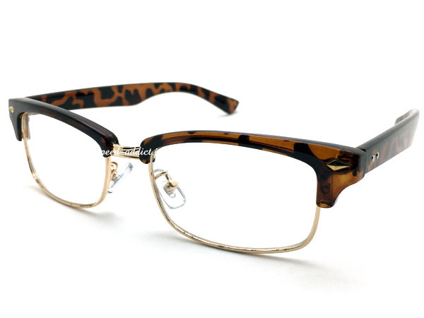 SQUARE NARROW BROW SIRMONT SUNGLASS�ʥ��������ʥ����֥����������ȥ��󥰥饹�ˤ٤ù�/GOLD �� CLEAR