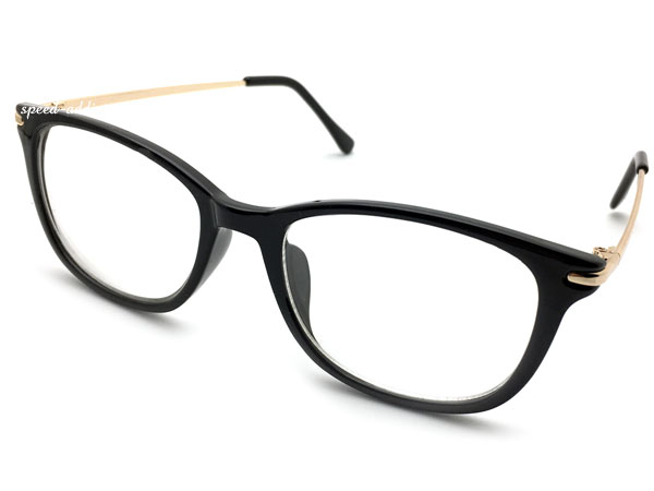 GOLD TEMPLE WELLINGTON SUNGLASS(������ɥƥ�ץ륦�����ȥ󥵥󥰥饹) BLACK �� CLEAR