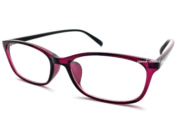 SQUARE NARROW WELLINGTON SUNGLASS�ʥ��������ʥ����������ȥ󥵥󥰥饹��PURPLE/DARK PURPLE �� CLEAR