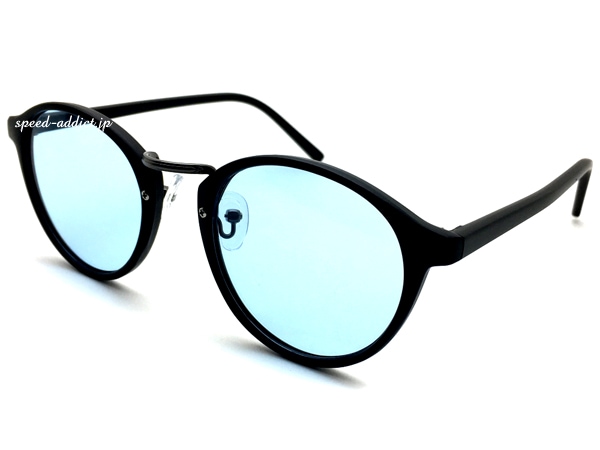 BOSTON SUNGLASS for JAPANESE�ʥܥ��ȥ󥵥󥰥饹for����ѥˡ����˱�ä�BLACK/GUNMETAL �� LIGHT BLUE