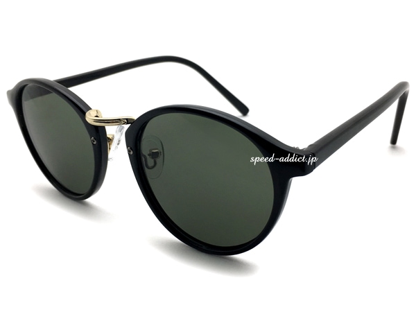 BOSTON SUNGLASS for JAPANESE�ʥܥ��ȥ󥵥󥰥饹for����ѥˡ�����BLACK/GOLD �� GREEN