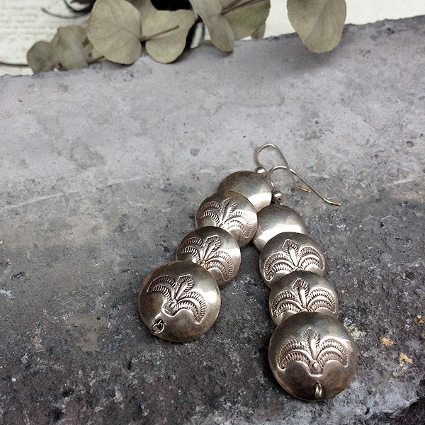 Silver Concho Dangle Pierce (����С�������� ���󥰥� �ԥ�����