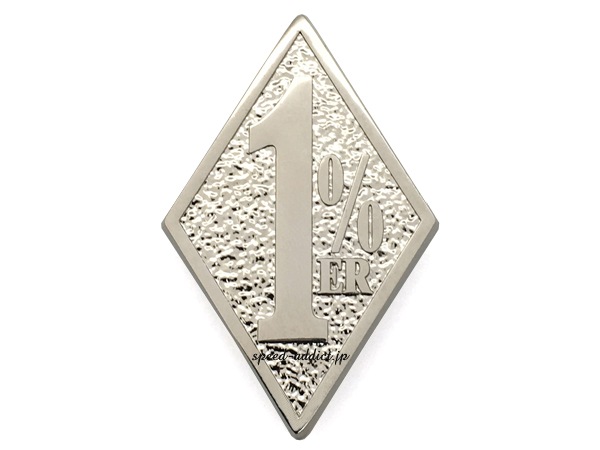 1%er LARGE PINS�ʥ��ѡ����󥿡��顼���ԥ󥺡�SILVER