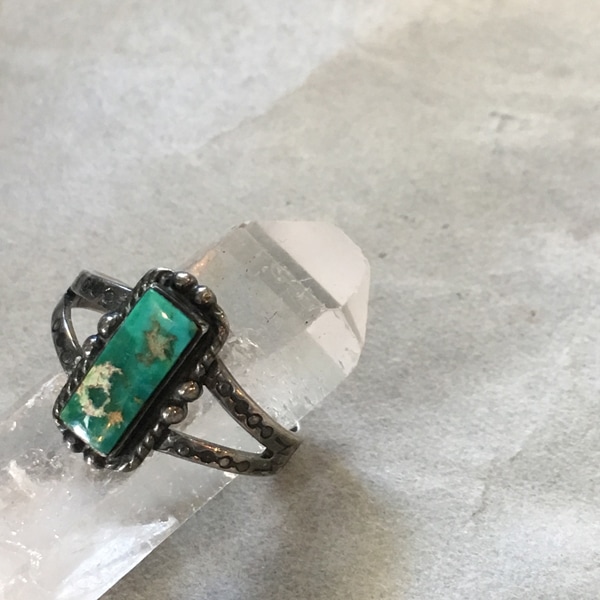 Silver��Green Turquoise Ring�ʥ���С��ߥ��꡼�󥿡���������󥰡�