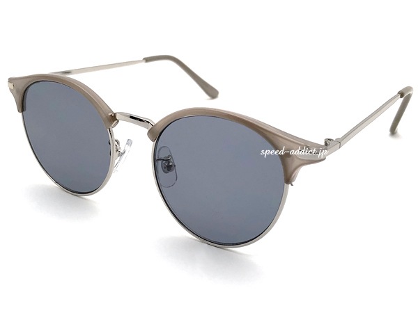 CLASSIC BOSTON SIRMONT BROW SUNGLASS�ʥ��饷�å��ܥ��ȥ󥵡����ȥ֥������󥰥饹��GRAY/SILVER �� LIGHT SMOKE