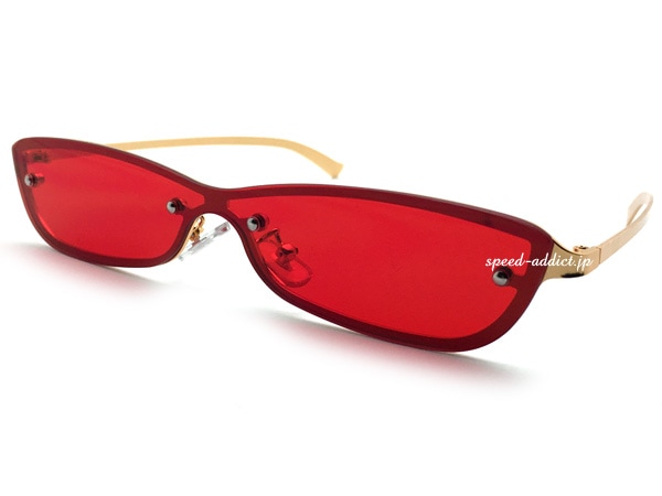 ��� METAL CAT'S EYE SUNGLASS�ʰ��᥿�륭��åĥ������󥰥饹��GOLD �� RED