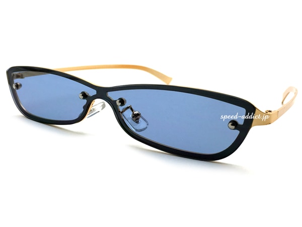 ��� METAL CAT'S EYE SUNGLASS�ʰ��᥿�륭��åĥ������󥰥饹��GOLD �� BLUE