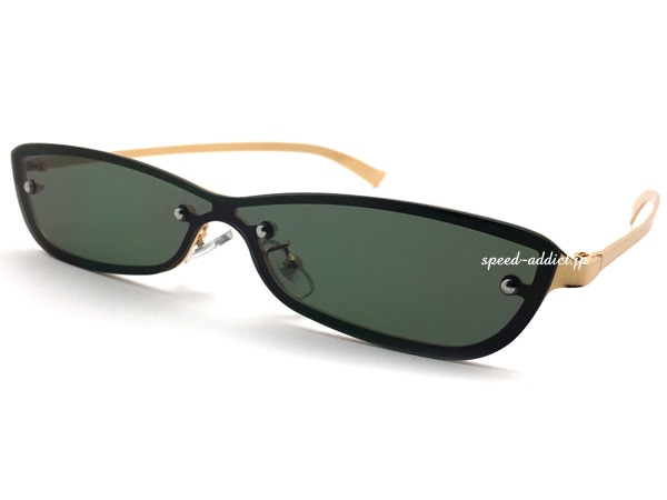 ��� METAL CAT'S EYE SUNGLASS�ʰ��᥿�륭��åĥ������󥰥饹��GOLD �� DARK GREEN