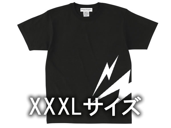 XXXL������ LIGHTNING BOLT �����ɥץ��� T-shirt��3XL SIZE �饤�ȥ˥󥰥����ɥץ���T����ġ�BLACK