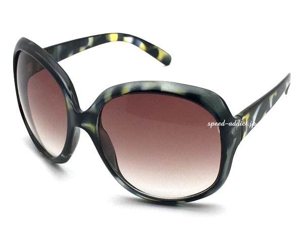 BIG BUTTERFLY SUNGLASS�ʥӥå��Х��ե饤���󥰥饹��GRAY�� �� BROWN HALF