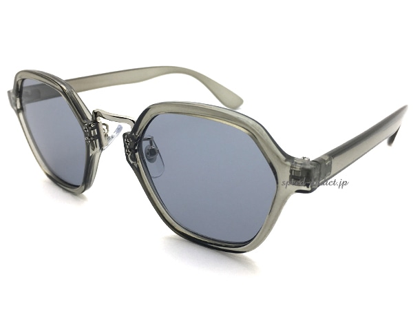METAL BRIDGE HEXAGON SUNGLASS�ʥ᥿��֥�å��إ������󥵥󥰥饹��CLEAR SMOKE �� LIGHT SMOKE