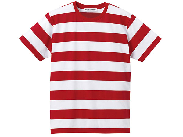 PRISONER BORDER T-shirt�ʥץꥺ�ʡ��ܡ�����T����ġ�RED �� WHITE